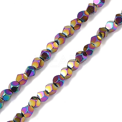 Electroplated Synthetic Non-magnetic Hematite Beads Strands G-A234-G03-01E-1