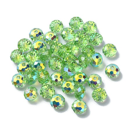 AB Color Plated Glass Beads EGLA-P059-03A-AB10-1
