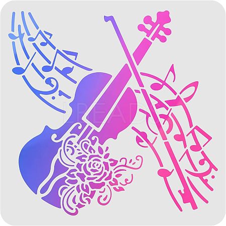 Plastic Reusable Drawing Painting Stencils Templates DIY-WH0172-186-1