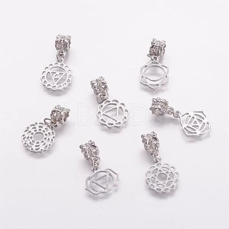 Alloy European Dangle Charms PALLOY-E436-B-P-1