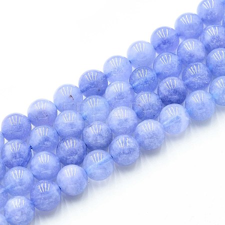 Natural Quartz Beads Strands G-N355-10mm-30-1