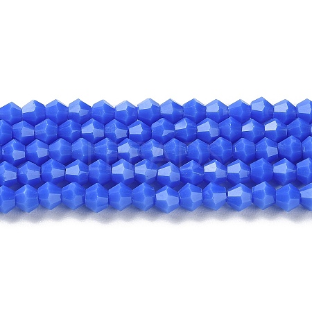 Opaque Solid Color Imitation Jade Glass Beads Strands LS-GLAA-F029-P4mm-11-1