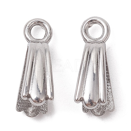 Non-Tarnish 304 Stainless Steel Ice Pick Pinch Bails STAS-K277-03B-P-1