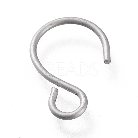 304 Stainless Steel Hook and S Hook Clasps X-STAS-K194-31P-1