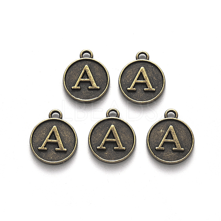Alloy Pendant Cabochon Settings PALLOY-N156-01A-AB-1