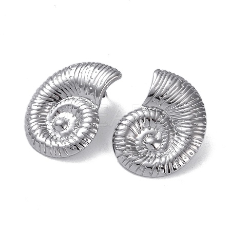 Non-Tarnish 304 Stainless Steel Stud Earrings EJEW-M250-02A-P-1
