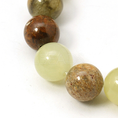 Natural Gemstone Beads Strands G-I007-10mm-01-1