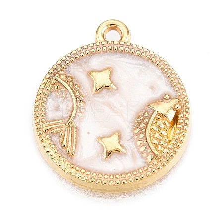 Alloy Enamel Pendants X1-ENAM-T021-03C-1