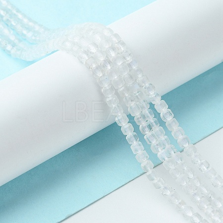 Natural Rainbow Moonstone Beads Strands G-F748-Z01-01-1