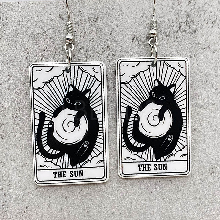 Cartoon Theme Acrylic Dangle Earrings FS-WG40F70-02-1