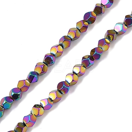 Electroplated Synthetic Non-magnetic Hematite Beads Strands G-A234-G03-01E-1