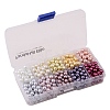10 Colors 6mm Tiny Satin Luster Glass Pearl Round Beads Assortment Mix Lot for Jewelry Making Multicolor HY-PH0004-6mm-01-B-2