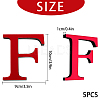 Acrylic Mirror Wall Stickers Decal DIY-CN0001-13B-F-2