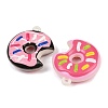 Opaque Acrylic Enamel Pendants OACR-B036-02-2