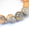 Natural Crazy Lace Agate Round Bead Strands G-E334-6mm-20-3