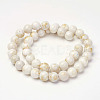 Natural Mashan Jade Beads Strands G-P232-01-F-6mm-2