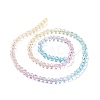 Transparent Glass Beads Strands X-GLAA-E036-07A-4