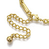 Heart Links Bracelet & Necklace Jeweley Sets BJEW-S121-05-7