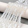 Imitation Jade Electroplate Glass Beads Strands EGLA-A039-J6mm-A05-4