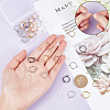   36Pcs 6 Colors Brass Clip-on Earring Findings FIND-PH0006-40-3