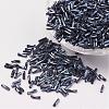 Glass Twisted Bugle Beads SEED-E002-6mm-829#-1