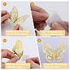 8 Sets 4 Colors PET Mirror Wall Stickers DIY-CP0009-15A-5