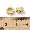 Rack Plating Brass Micro Pave Cubic Zirconia European Beads KK-F866-10G-3