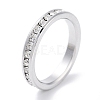 Brass Micro Pave Cubic Zirconia Finger Rings for Women KK-C077-12P-1