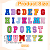 Polyester Embroider Thread Iron on/Sew On Patches PATC-WH0023-99-2