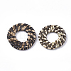 Handmade Reed Cane/Rattan Woven Linking Rings WOVE-T006-011A-2