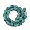 Natural Weathered Agate Beads Strands G-N344-42C-3
