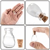 Oval Glass Bottle for Bead Containers X1-AJEW-R045-09-5