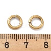Ion Plating(IP) 304 Stainless Steel Open Jump Rings STAS-M081-02G-03-4
