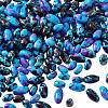 6 Strands 6 Styles Spray Painted Synthetic Turquoise Beads Strands G-AR0005-97-1