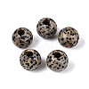 Natural Dalmatian Jasper European Beads G-Q602-09C-08-1