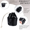 Leather Coin Storage Drawstring Bucket Bags AJEW-WH20064-95B-5