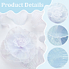 WADORN 5M Iridescent Organza Lace Trim Fabric DIY-WR0003-70-3