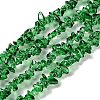 Spray Painted Transparent Glass Beads Strands GLAA-P060-01A-07-1
