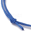 7Pcs Dyed Natural Turquoise Chips Braided Bead Bracelets BJEW-JB09870-4