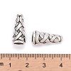 Tibetan Style Alloy Bead Cone X-TIBEB-00821-AS-R-4