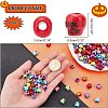 200Pcs Opaque Acrylic Beads SACR-NB0001-13-5