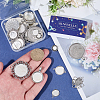 1Bag Alloy Pendant Cabochon Settings FIND-SC0023-79A-03-3