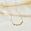 Women's 304 Stainless Steel Necklaces WGA6AE1-01-2