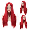 28 inch(70cm) Long Straight Synthetic Wigs OHAR-I015-28B-8