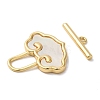 Brass Toggle Clasps KK-N254-84G-3