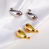 Brass Teardrop Stud Earrings for Women JE1090B-4