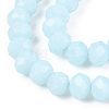 Opaque Solid Color Imitation Jade Glass Beads Strands EGLA-A044-P2mm-D06-3