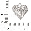 Textured 304 Stainless Steel Pendants STAS-D264-06A-P-3