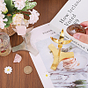 2 Sets 2 Colors Alloy & Iron Crystal Ball Holders ODIS-CA0001-27-3