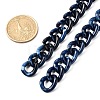 Acrylic Handmade Curb Chain AJEW-JB01079-5